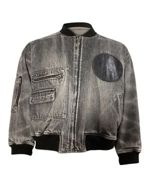 Issey Miyake Tsumori Chisato Vintage Sport Bomber Jacket - Gray