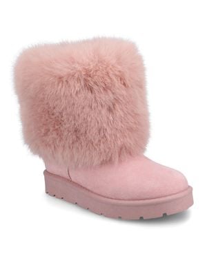 Journee Collection Apos;S Shanay Cold Weather Booties - Pink
