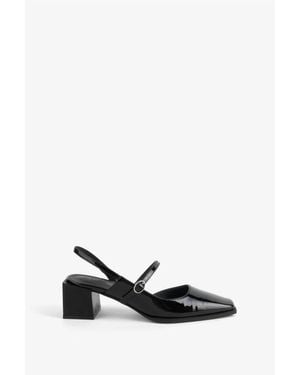 INTENTIONALLY ______ Marche Slingback Vegan Mary Jane Sandals - White