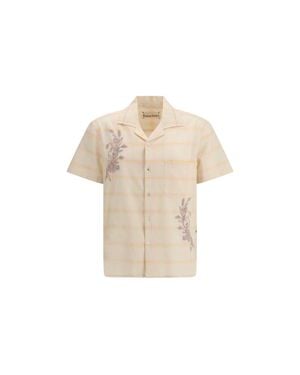 BAZISZT Cotton Shortsleeve Shirt - Natural