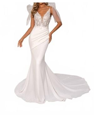 Kitty Chen Couture Tayla Fit And Flare Dress - White