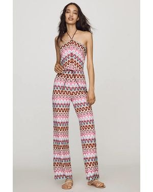 Saylor Keegan Crochet Jumpsuit - Multicolor