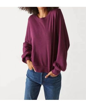 Michael Stars Mac Balloon Sleeve Tee - Red