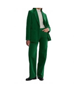 Aspesi Ribbed Velvet Corduroy Jacket - Green