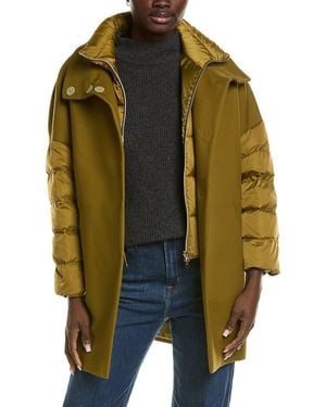 Herno Quilted Wool-Blend Down Jacket - Brown