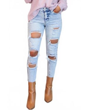 Kancan Right On Trend Jeans - Blue