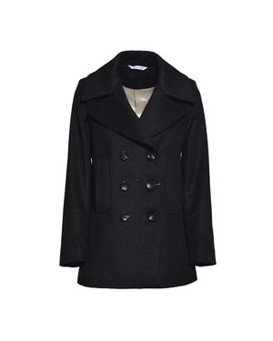 Maison Michel Laura Coat - Black