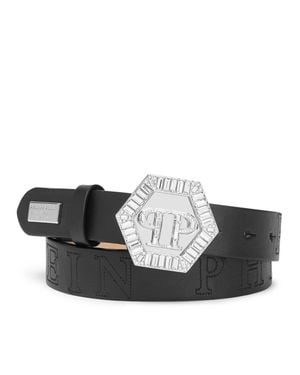 Philipp Plein Belt Hexagon - Black