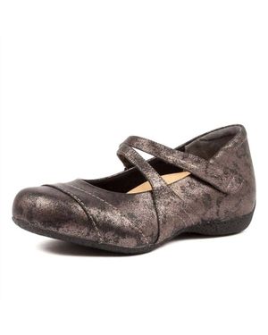 Ziera Xray Mary-Jane Flats - Brown
