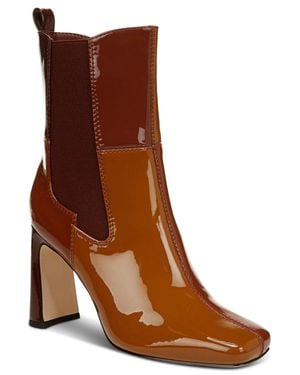 Circus by Sam Edelman Circby Sam Edelman Elle Boots Square Toe Bootie Htat990 - Brown