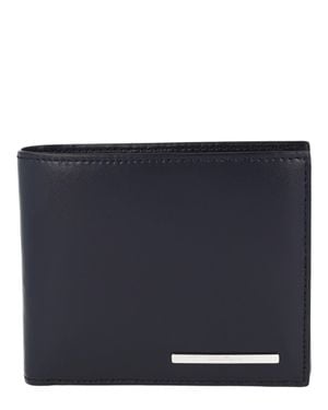 Ferragamo Leather Bifold Wallet - Blue