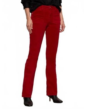 Sanctuary Velveteen Brook Bootcut Pant - Red
