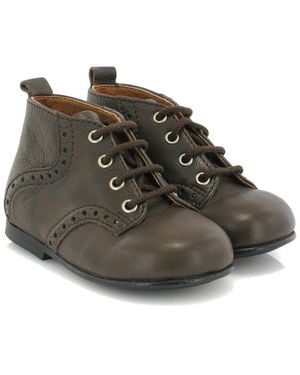 ATLANTA MOCASSIN Atlanta Moccasin Leather Boot - Gray