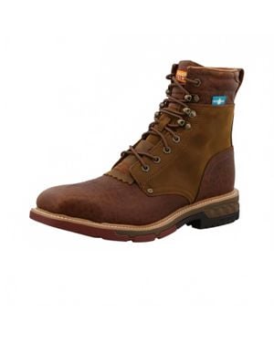 Twisted X 8" Cellstretch Lacer Work Boot - Brown