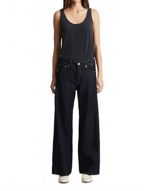 Mavi Siena Wide Leg Denim Jeans - Blue