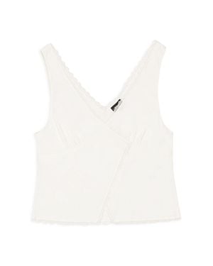 CALLIPYGIAN Rib Cutaway Tank - White