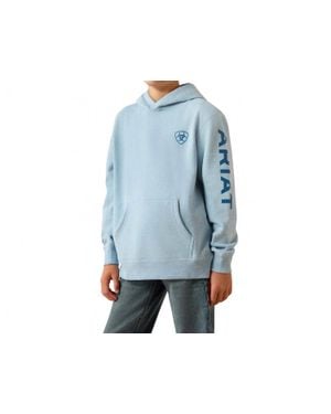 Ariat Printed Logo Hoodie - Blue