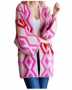 Jodifil On Irish Time Cardigan - Pink