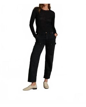 PERFECTWHITETEE Inna French Jersey Tee - Black