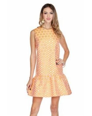 J joy Daisy Flounce Hem Dress - Multicolor