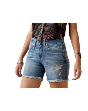 Ariat Perfect-Rise 5" Colorado Stephanie Short - Blue