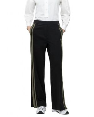 Luisa Cerano Punto-Milano Wide Leg Pant - Black
