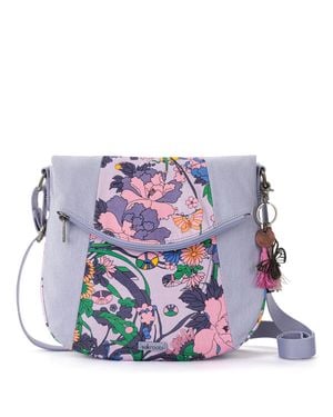 The Sak Foldover Crossbody Bag - Blue