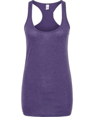 Tultex Poly-Rich Racerback Tank Top - Purple
