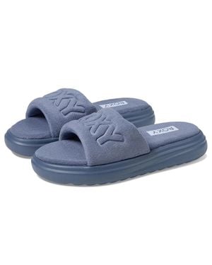 Roxy Gelato Sandals Dark Slip On Comfort Platform Slides Gal888 - Blue