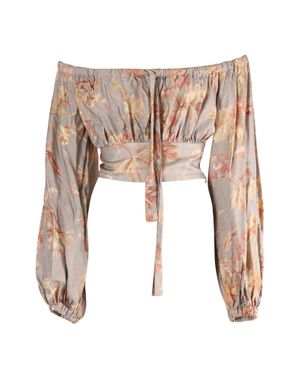 Zimmermann Unbridled Maiden Blouse - Natural