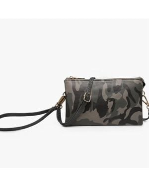 Jen & Co. Convertible Clutch Crossbody Wristlet - Black