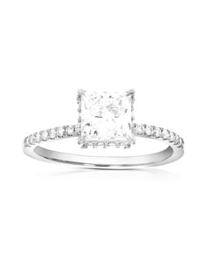Vir Jewels 2 Cttw Princess Lab Grown Diamond Engagement Solitaire Ring - White