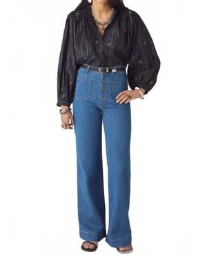 MAISON HOTEL Caroline Blouse - Blue