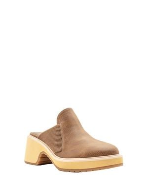 Volatile Monet Bock Heel Clogs - Natural