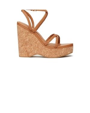 PAIGE Hazel Wedge Sandals - Brown