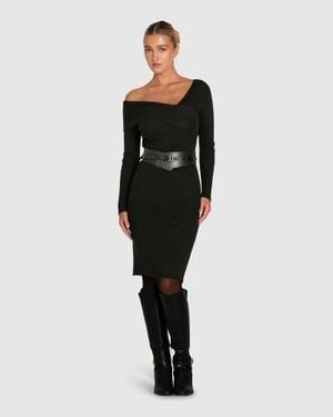 Belle & Bloom The Way You Move Knit Dress - Black