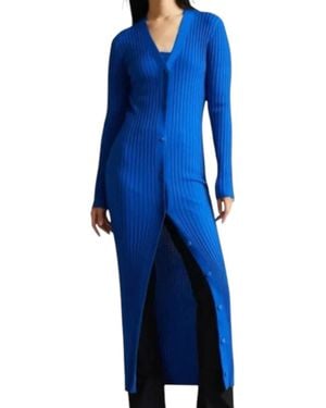 Ted Baker Narda Longline Cardigan Dress - Blue