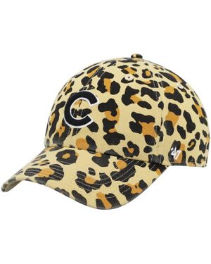 '47 Chicago Cubs Bagheera Cheetah Clean Up Adjustable Hat - Metallic