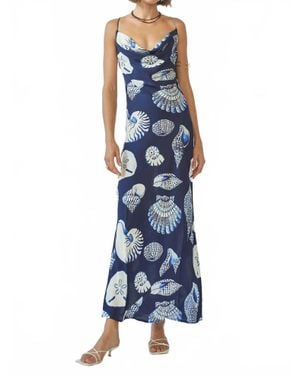 Carolina K Slip Dress - Blue