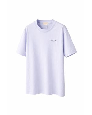 Marni Organic Cotton Certified Logo T-Shirt - White
