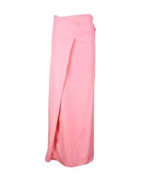 Collection Privée Long Cotton Skirt - Pink