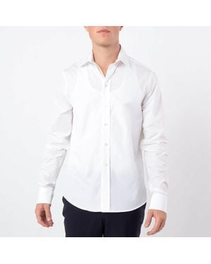 Bally Adrian Brody Long-Sleeve Dress Shirt - White