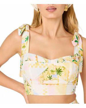 Astr Kaleigh Crop Top - Metallic