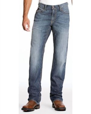 Ariat M4 Fr Inherent Bryce Bootcut Work Jean - Blue