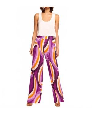 Ramy Brook Octavia Wide Leg Pants - Red