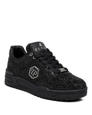 Philipp Plein Low Top Predator V2 Strass - Black