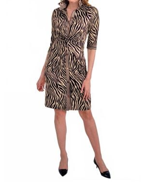 Gretchen Scott Twist & Shout Mini Dress - Multicolor