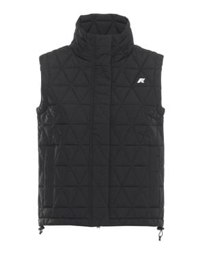 K-Way Satine Diamond Quilted Gilet - Black