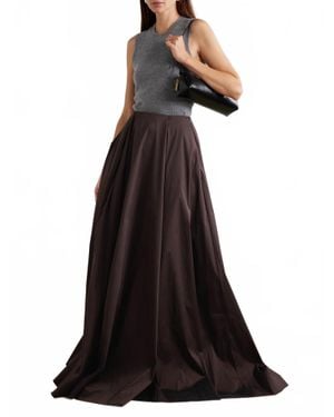 BERNADETTE Kennedy Taffeta Maxi Skirt - Black