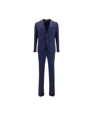 Lardini Wool Oves Aries Two-Piece Suit - Blue